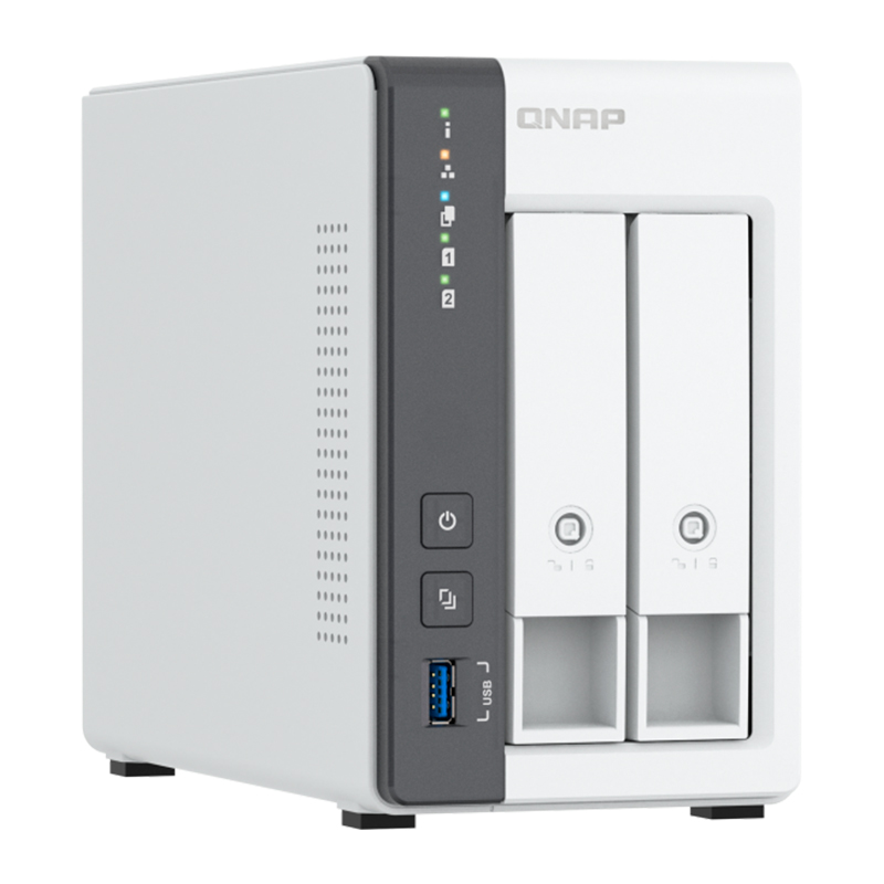 Servidor NAS QNAP TS-216G, ARM Cortex A55 4C/2GHz, 4GB RAM (On-Board), Bahias: 2x3.5 SATA, miniatura 3