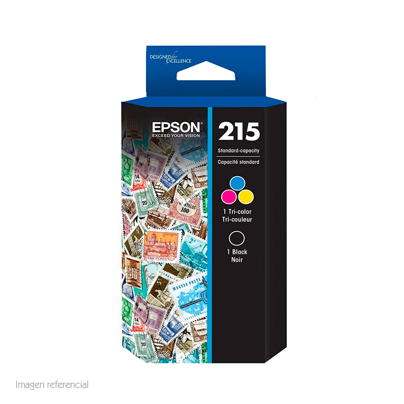 Cartucho de Tinta Epson Tricolor, T215520-AL, para WorkForce WF-100., miniatura 1