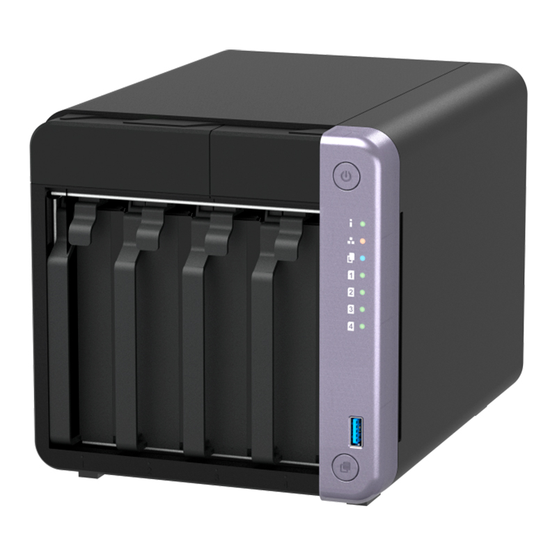 Servidor NAS QNAP TS-432X-4G, ARM AL524 4C/2GHz, 4GB RAM SODIMM, Bahias: 4x3.5 SATA, miniatura 2