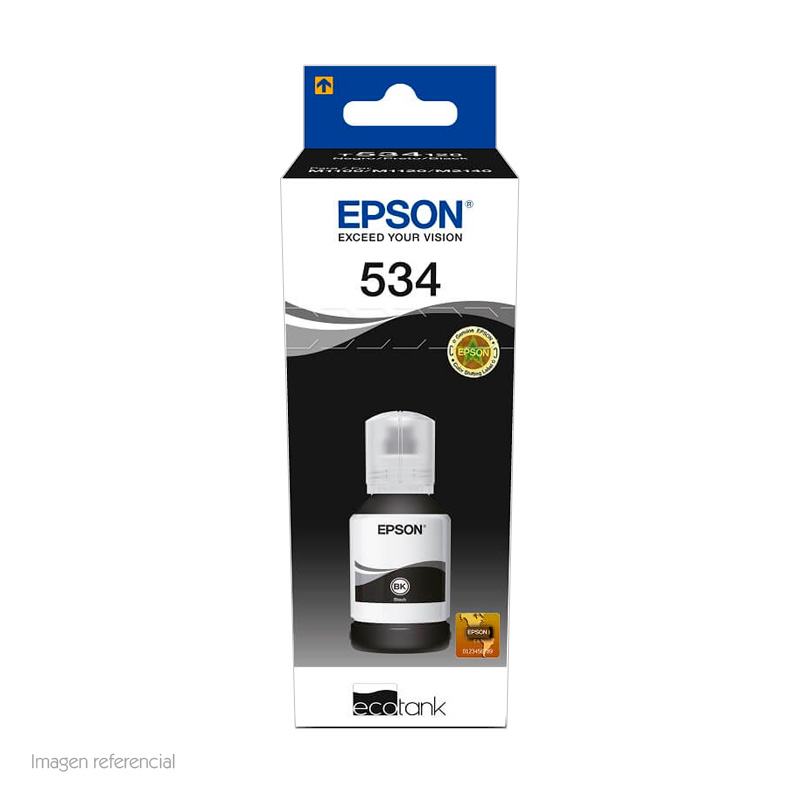 Botella de tinta EPSON T534120-AL, color negro, contenido 120ml., miniatura 1