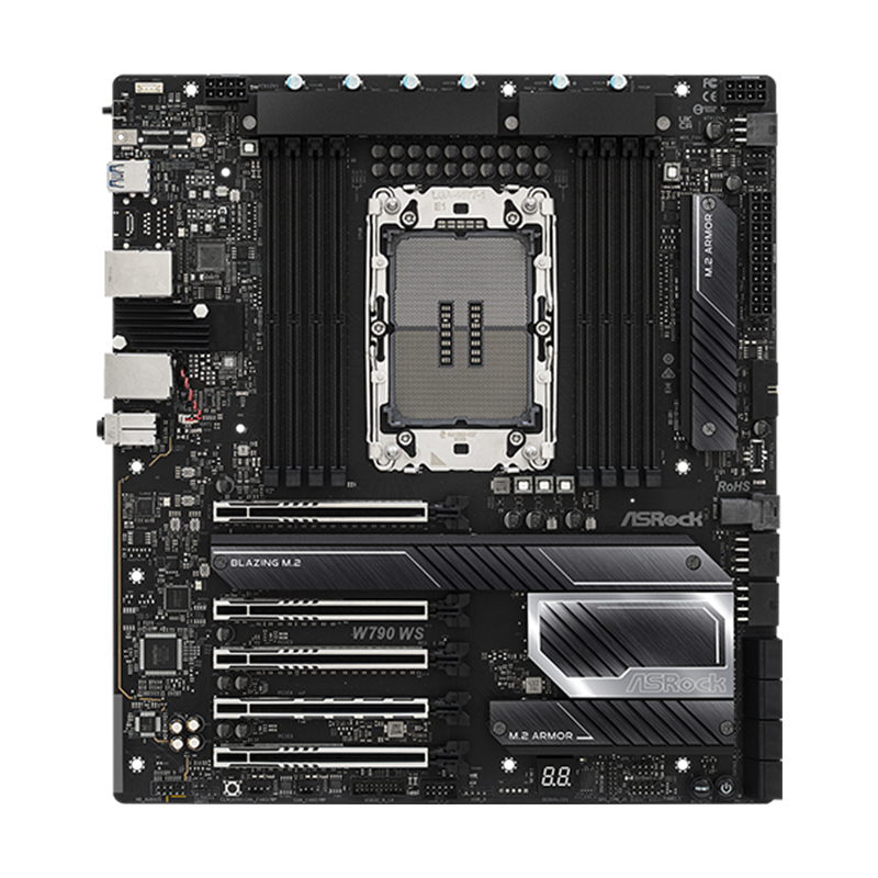 Motherboard ASROCK W790 WS R2.0, Chipset Intel W790, LGA4677, E-ATX, miniatura 2
