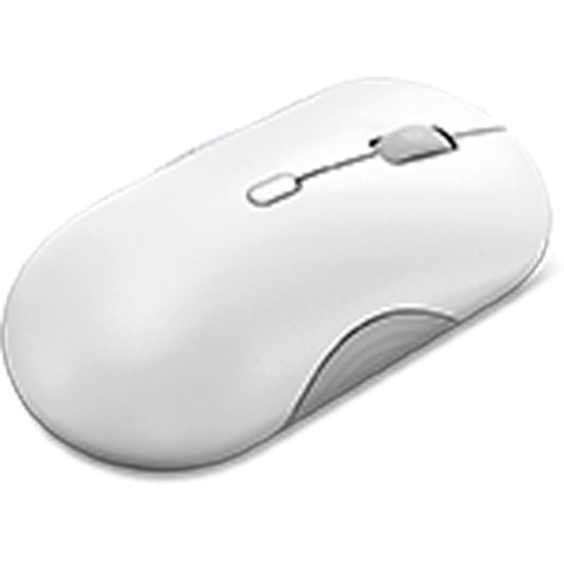 Mouse inalambrico Lenovo 700 Silent, BT5.3/2.4GHz, hasta 3 disp, hasta 4000 DPI, Blanco, miniatura 2