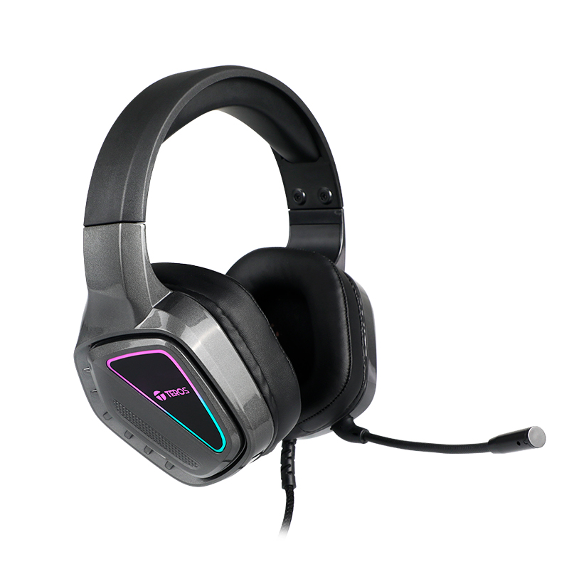 Auriculares gaming TEROS TE-8171N, USB, Luces RGB, miniatura 2