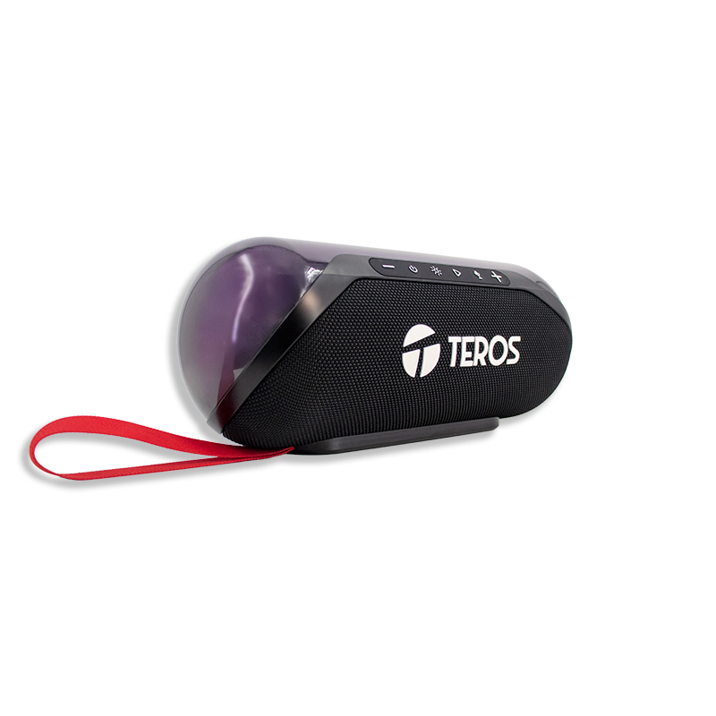 Parlante Inalámbrico Teros TE6047N, 20W, BT: 5.3, Iluminación RGB, Color Negro, miniatura 1