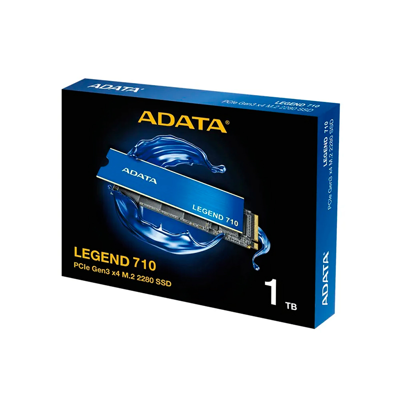 Unidad en estado solido (SSD) ADATA LEGEND 710 1TB PCIe Gen 3.0 x4 M.2 2280, miniatura 1