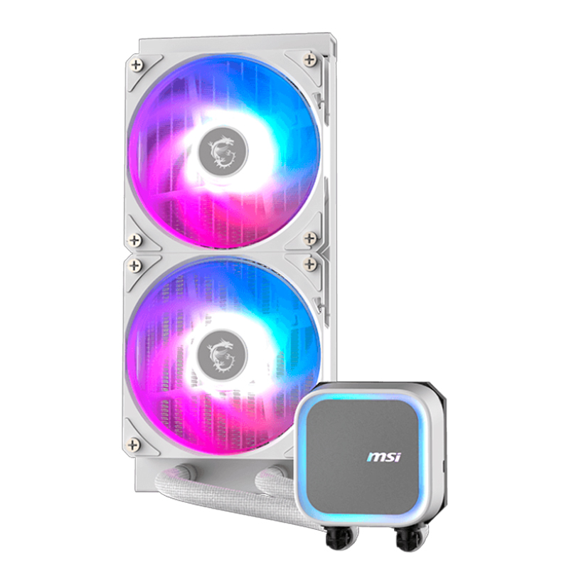 Refrigeracion líquida MSI MAG CORELIQUID A13 240 WHITE / Cantidad de ventiladores: 2, miniatura 1
