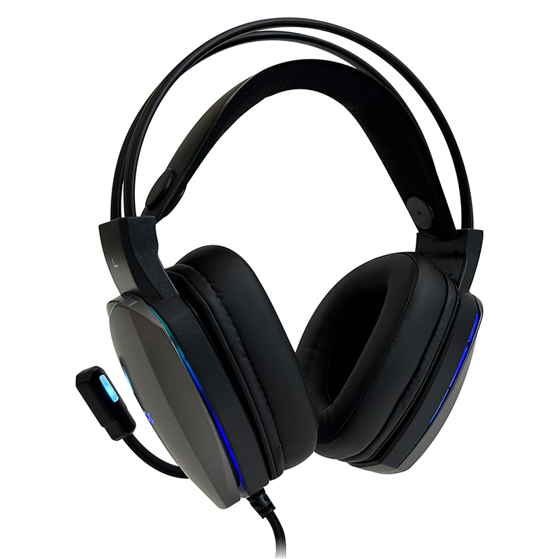 Auriculares gaming TEROS TE-8170N, USB, Luces RGB, miniatura 2