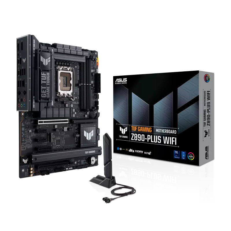 Motherboard ASUS TUF GAMING Z890-PLUS WIFI, Chipset Intel Z890, LGA 1851, HDMI, DP, ATX, miniatura 2