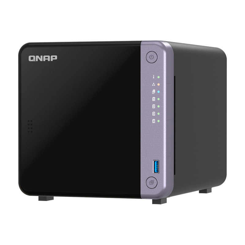 Servidor NAS QNAP TS-432X-4G, ARM AL524 4C/2GHz, 4GB RAM SODIMM, Bahias: 4x3.5 SATA, miniatura 3