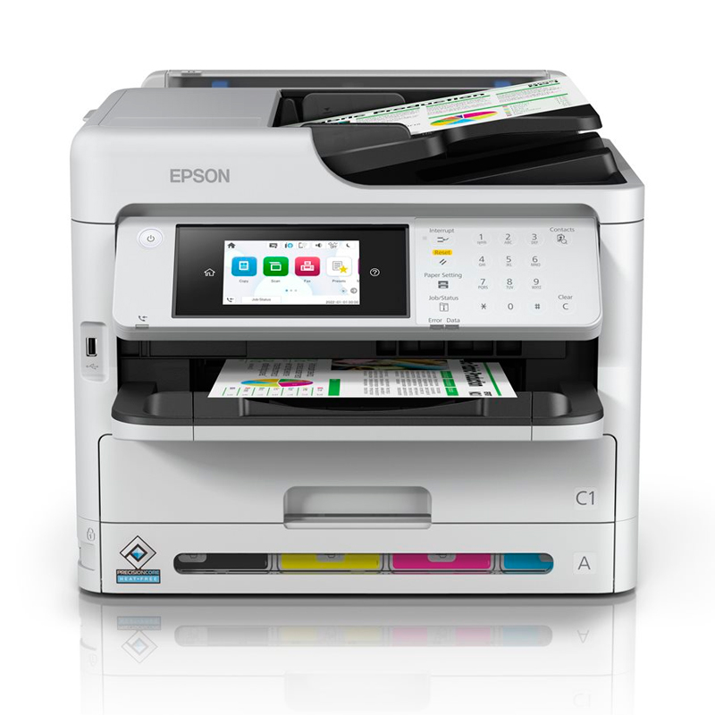 Multifuncional a color Epson WorkForce Pro WF-C5891, Imprime/Escanea/Copia/Fax/LAN/WiFi., miniatura 2