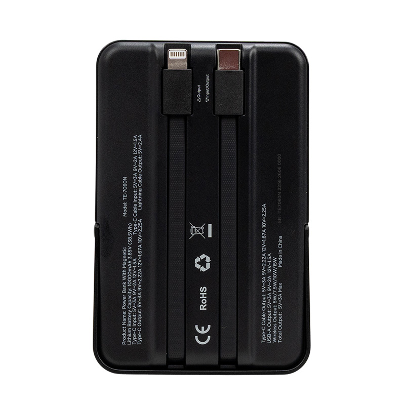 Powerbank TEROS TE-7060N, 10000 mAh, (38.5 Wh), miniatura 3
