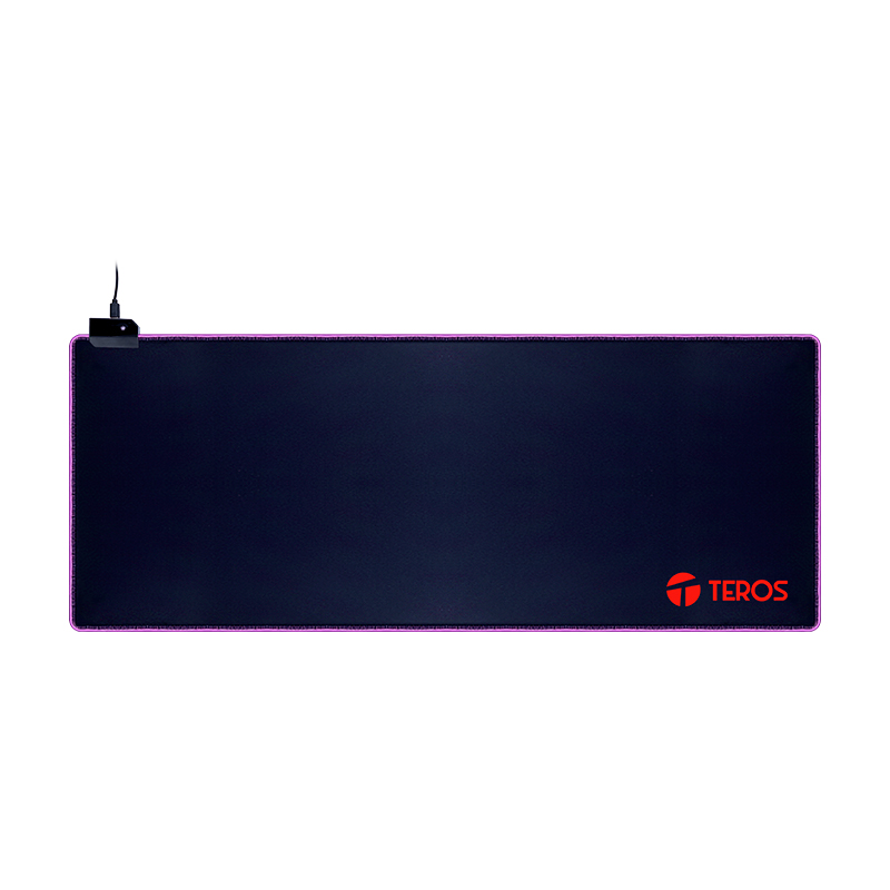 Mousepad gamer TEROS TE-3020G, diseño impreso e iluminación RGB, miniatura 3