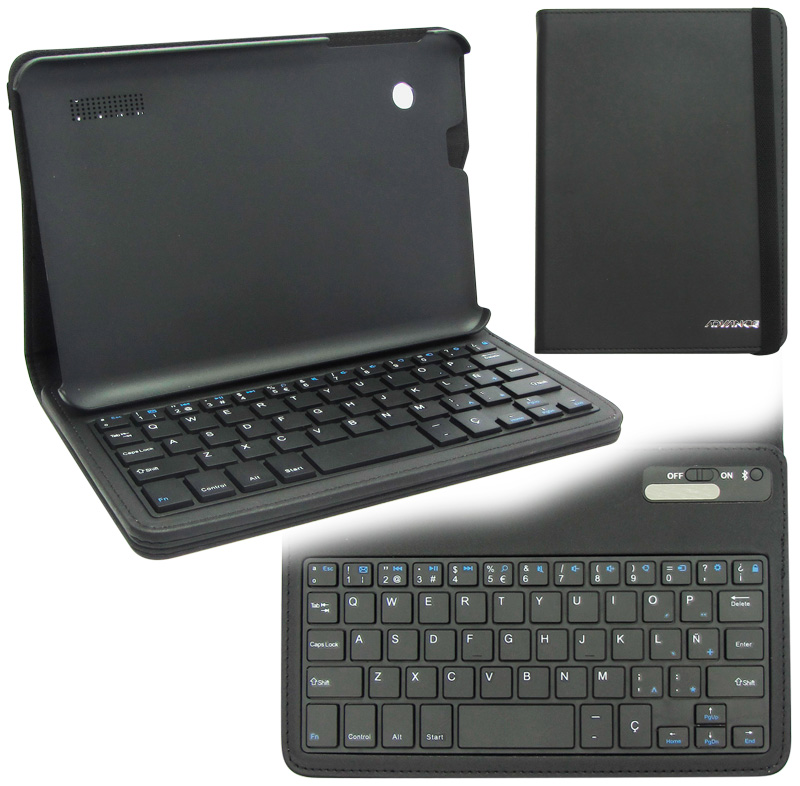 Estuche Advance con teclado Bluetooth, negro., miniatura 1
