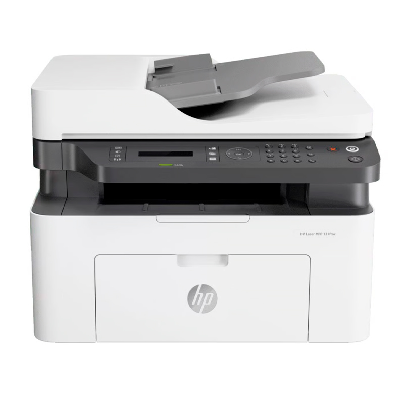Impresora HP Láser MFP137FNW multifuncional monocromática, imprime/escanea/copia/Wi-Fi/USB, miniatura 1
