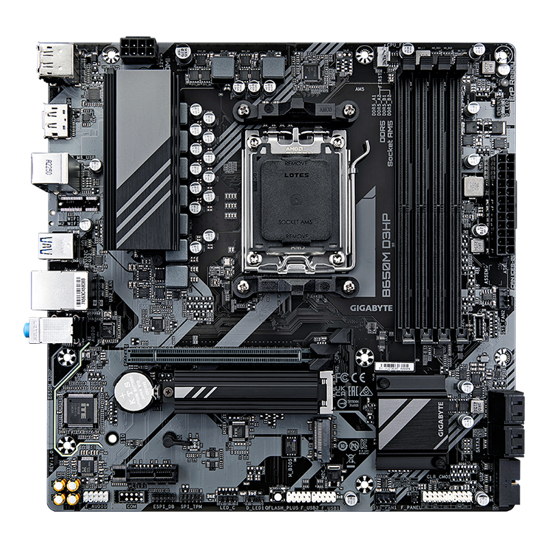 Motherboard GIGABYTE B650M D3HP, Chipset AMD B650, Socket AMD AM5, mATX, miniatura 2