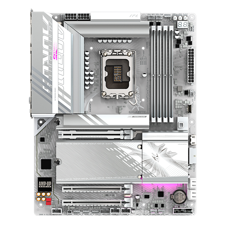 Motherboard GIGABYTE Z890 AORUS ELITE WIFI7 ICE, Chipset Intel Z890, LGA 1851, ATX, miniatura 1