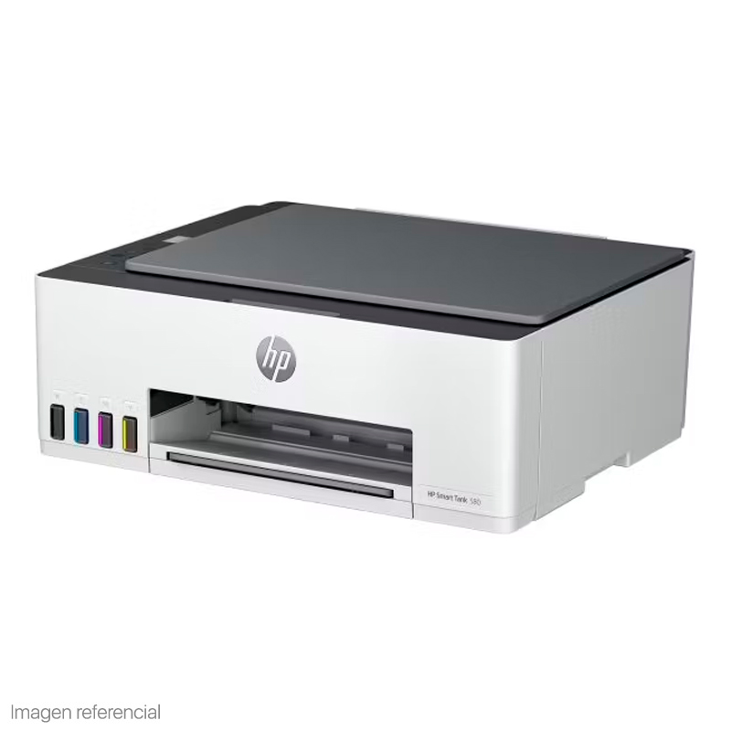 Impresora All-in-one de tinta HP Smart Tank 580, Imprime, Escanea, Copia/Wi-Fi/BT/USB 2.0, miniatura 2