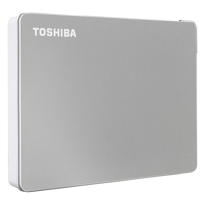 Disco Duro Externo Toshiba Portátil Canvio Flex, 2 TB, USB 3.0 / 2.0, Color: Plata, miniatura 2
