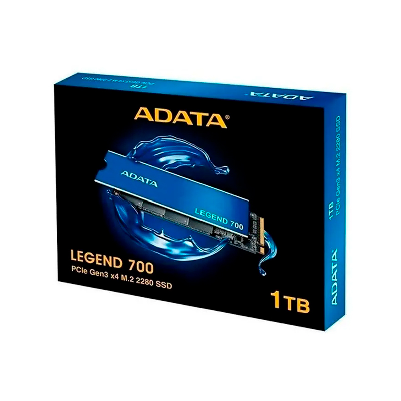 Unidad en estado solido (SSD) ADATA LEGEND 700 1TB PCIe Gen 3.0 x4 M.2 2280, miniatura 1