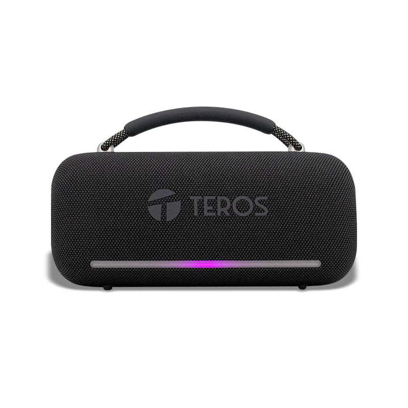 Parlante inalámbrico TEROS VIBE VB-6049BLK, BT 5.3, 60W, 4000mAh, USB, Luces RGB, miniatura 1