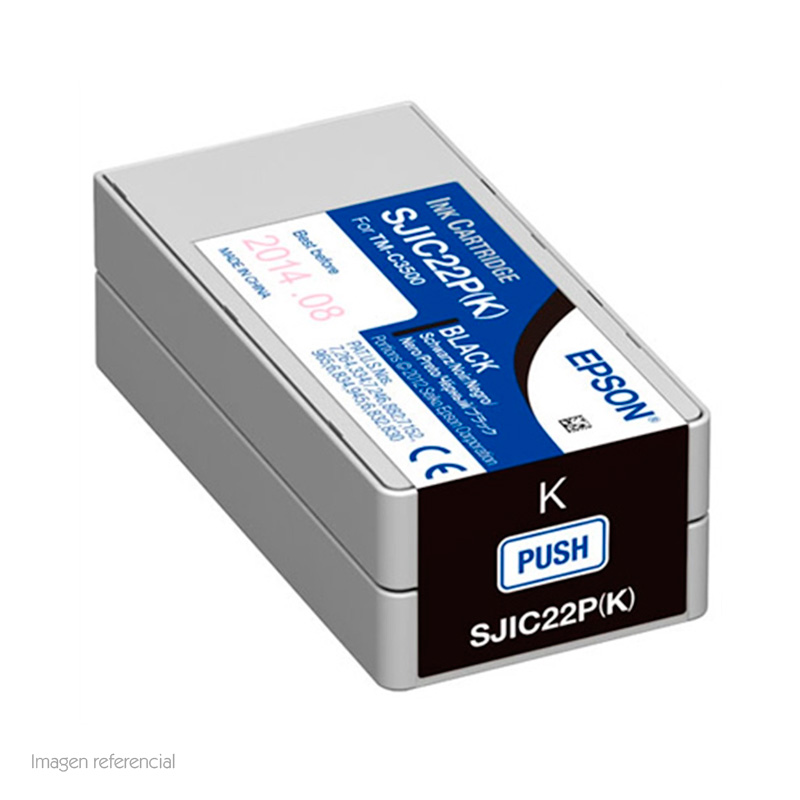 Cartucho de Tinta EPSON color negro para impresoras Epson TM-C3500., miniatura 1