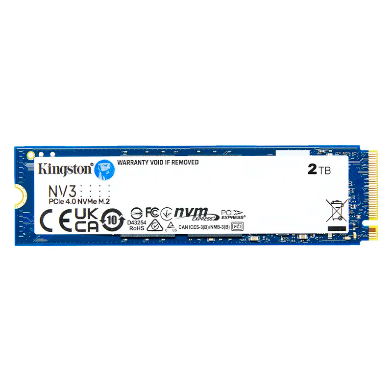 Unidad en estado solido Kingston 2000GB NV3 PCIe 4.0 NVMe M.2 SSD, miniatura 1