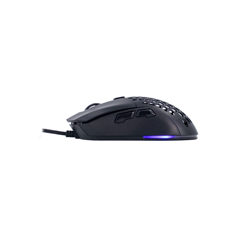 Mouse gamer TEROS TE-1232G, DPI hasta 7200, RGB, 7 botones, óptico, negro, miniatura 1