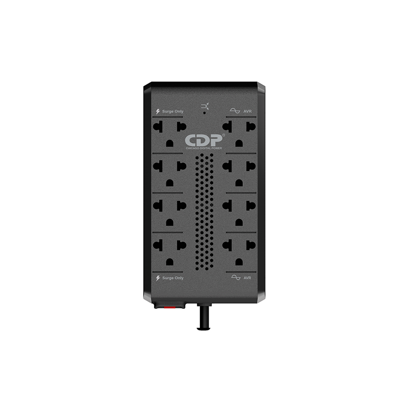 Estabilizador automatico de voltaje con supresion de picos CDP RUAVR1408i, 1400VA / 700W, miniatura 1