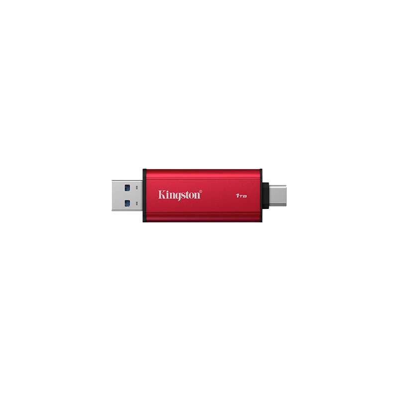 Unidad en estado sólido Dual Portatil Kingston 1TB, Interfaz USB-A, USB-C, USB 3.2 Gen 2, miniatura 1