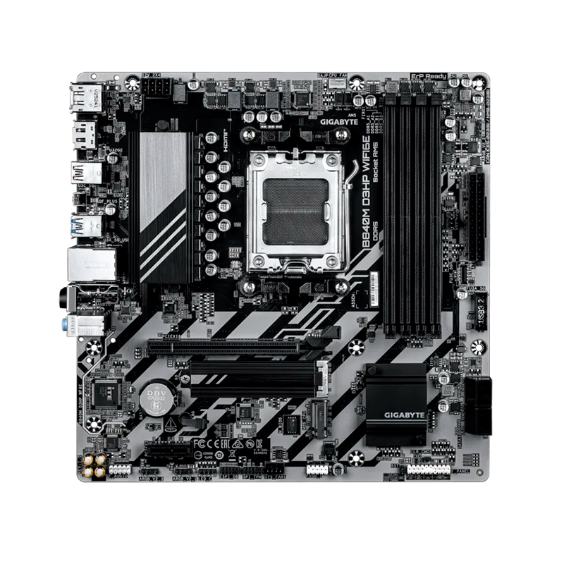 Motherboard GIGABYTE B840M D3HP WIFI6E, Chipset AMD B840, Socket AMD AM5, mATX, miniatura 1
