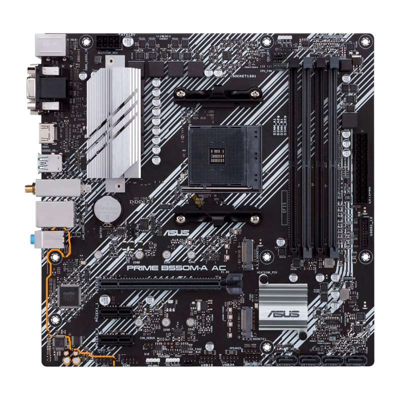 Motherboard Asus PRIME B550M-A AC, Chipset AMD B550, Socket AMD AM4, mATX, miniatura 2