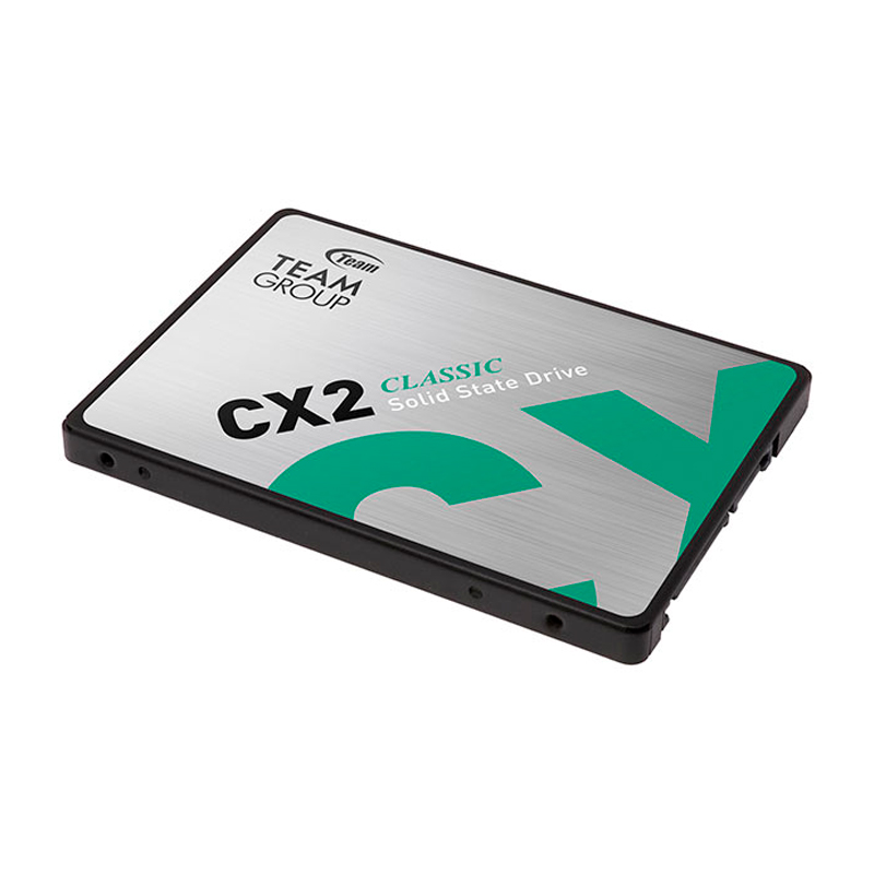 Unidad de estado solido Teamgroup CX2, 512GB, SATA 6.0 Gb/s, 2.5, ECC, DC +5V, miniatura 1