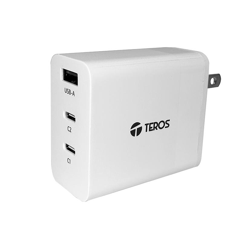 Cargador USB-A USB-C TEROS TE-70207W, GaN, PD 65W, blanco, miniatura 2