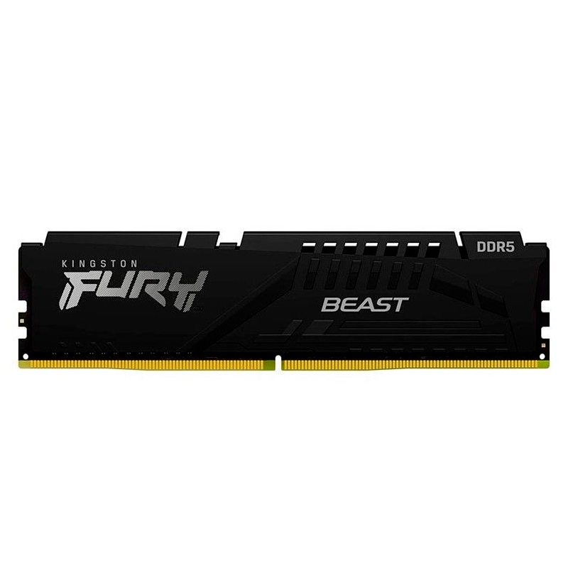 Memoria DIMM Kingston Fury Beast, 32GB DDR5-5600 PC5-44800, CL40, 1.25V, Black, miniatura 1
