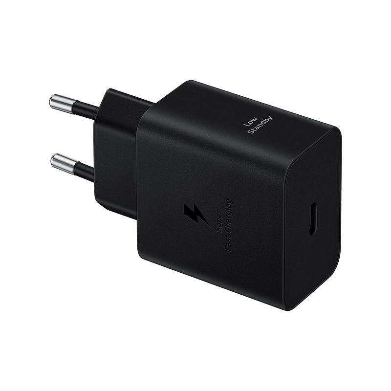 Travel Adapter (Adaptador de corriente) Samsung de 45W, negro, No incluye cable USB-C, miniatura 2