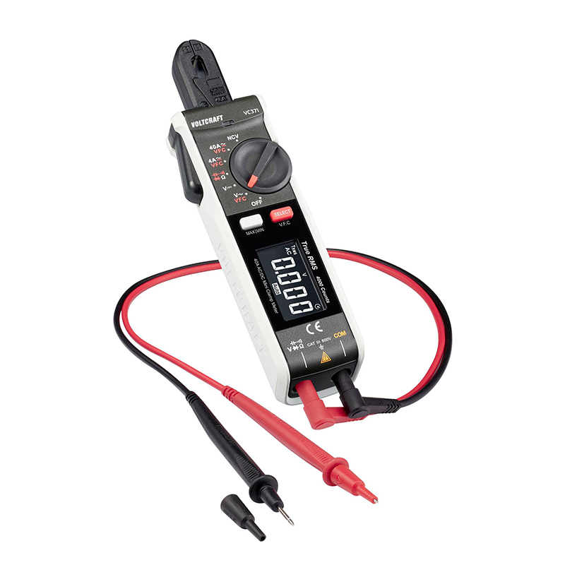 Pinza Amperimétrica VOLTCRAFT VC-371 Digital CAT III 600 V Pantalla (cuenta): 4000, miniatura 3