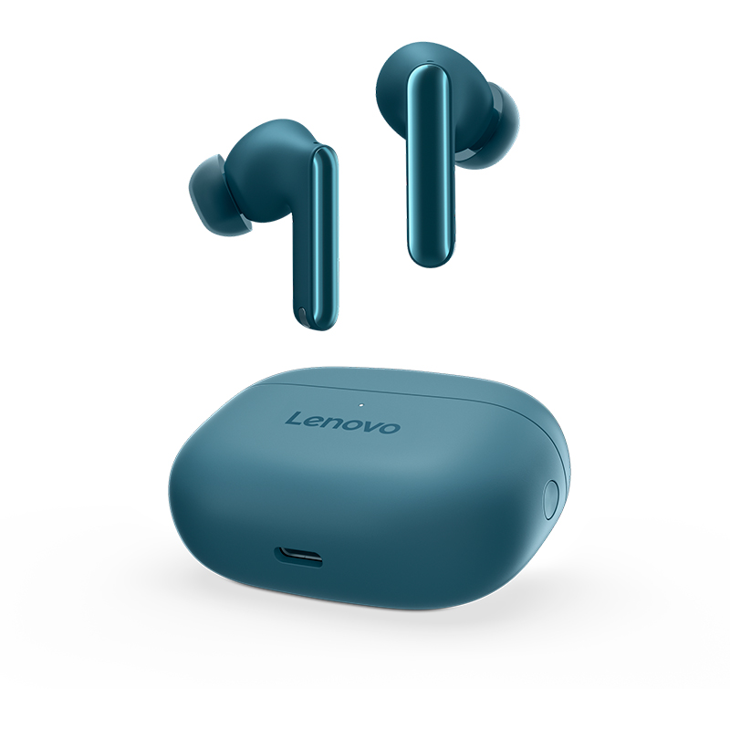 Audifonos TWS Lenovo Yoga PC Edition, ANC, Dolby Atmos, triple mic, Tidal Teal, miniatura 2