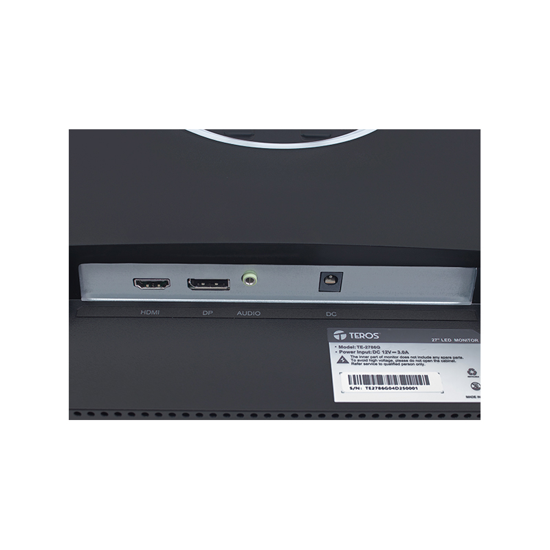 Monitor plano gaming TEROS TE-2786G, 27 FHD IPS, 200Hz, 1ms, HDMI, DP, Audio out, miniatura 2