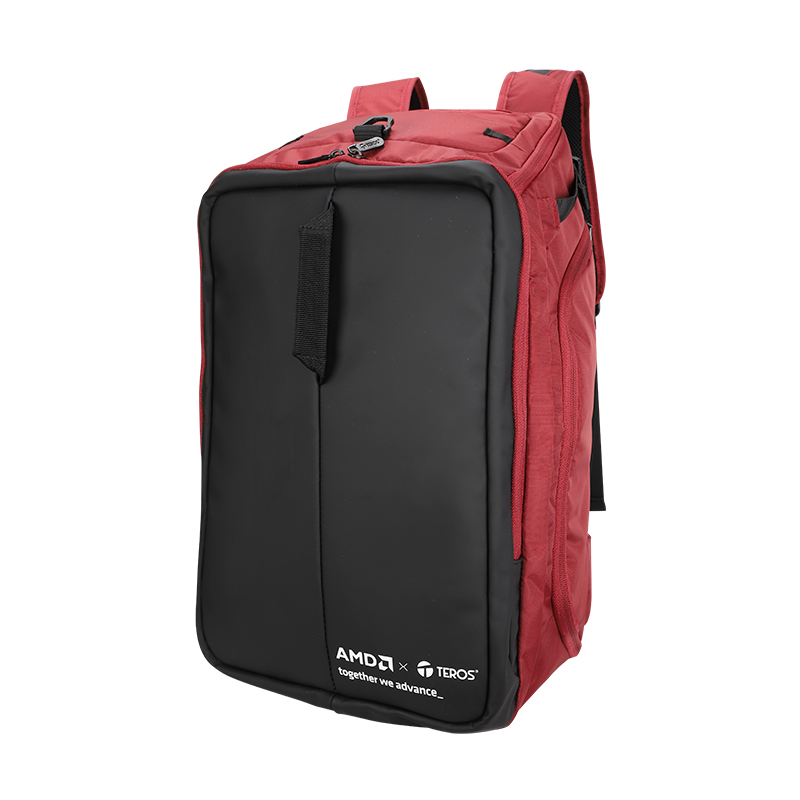 Backpack TEROS Alltracker AMD TE-ATK9060, para Notebooks de hasta 15.6, Rojo/Negro, miniatura 3