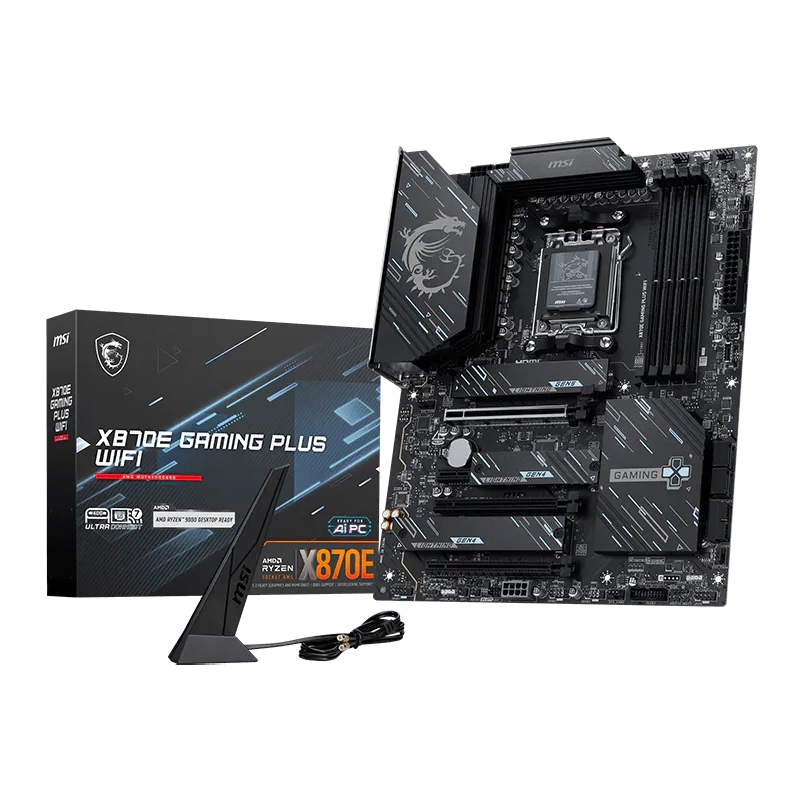 Motherboard MSI X870E GAMING PLUS WIFI, Chipset AMD X870E, Socket AMD AM5, ATX, miniatura 2