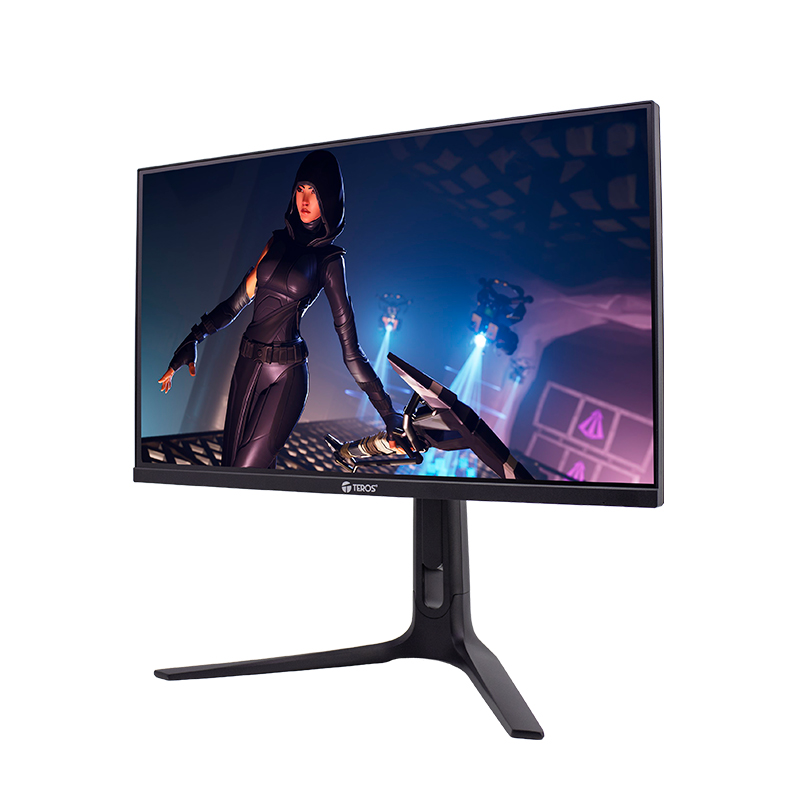 Monitor plano gaming TEROS TE-2754G, 27 QHD IPS, 200Hz, 1ms, HDMI, DP, Audio out, miniatura 1