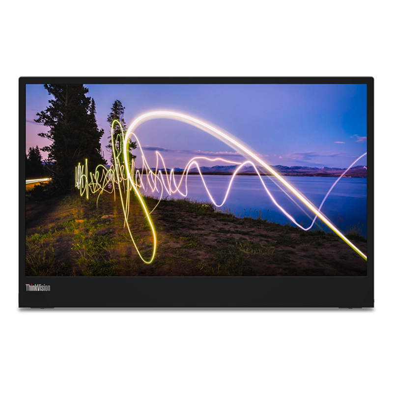 Monitor Lenovo ThinkVision M15 15.6 WLED IPS 1920x1080, 2x USB-C 3.2 G1 (DP 1.2 Alt Mode), miniatura 3
